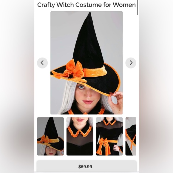 NWT: HalloweenCostumes.com Crafty Witches Costume Womens Sz M - Picture 14 of 16